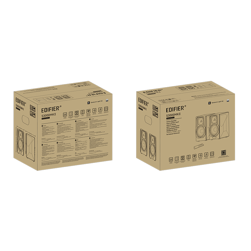 S3000MKII Powered Wireless Bookshelf Speakers